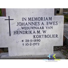 Grafstenen kerkhof Herwen Coll. HKR (215) J.H.Ewes